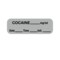 Nevs Label, Cocaine 1/2" x 1-1/2" Gray w/Black LANT-3062D - alternate 1